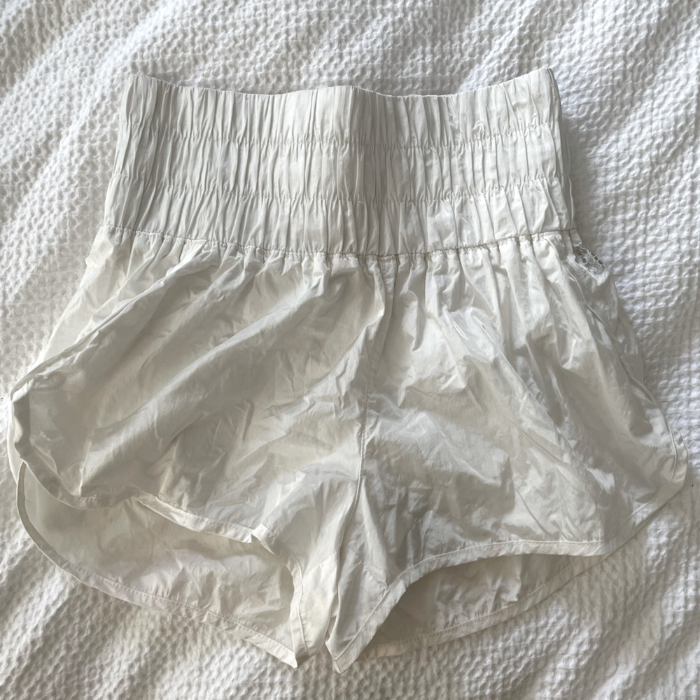 Free people Way home white shorts